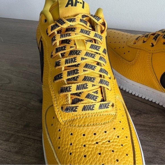 Nike Men's Air Force 1 Low NBA Amarillo Statement Game Shoe Size 8.5 #627 - Picture 6 of 11